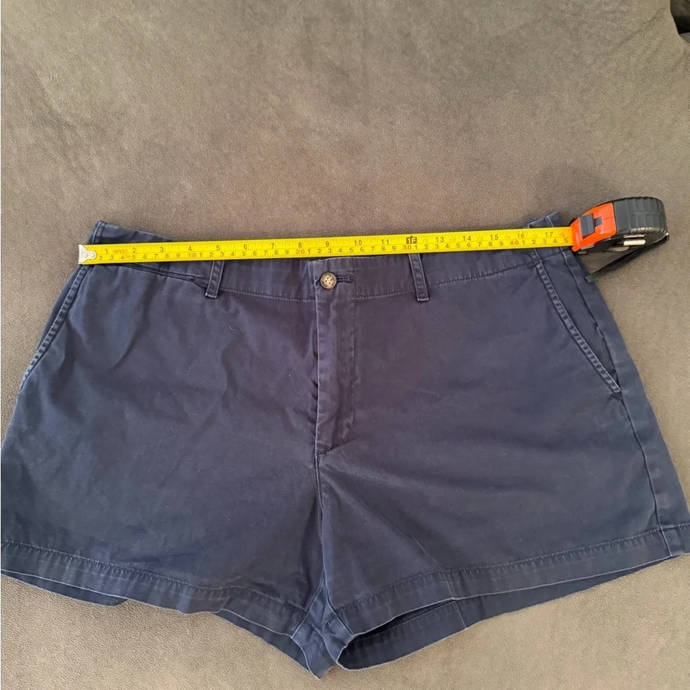 Polo Ralph Lauren Navy Chino Shorts Size 12 Classic Preppy Cotton Shorts